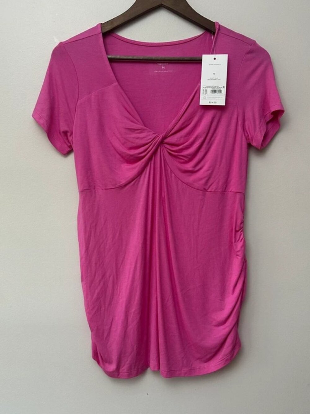 NWT Isabel Maternity Pink Blouse Medium